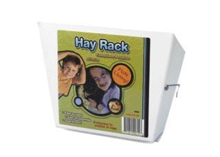 Hay Rack For Small Animal 10in x 10in x 17in White