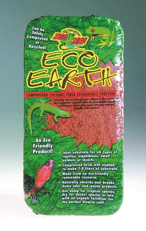 Eco Earth Compressed Coconut Fiber Brick 1pk Red