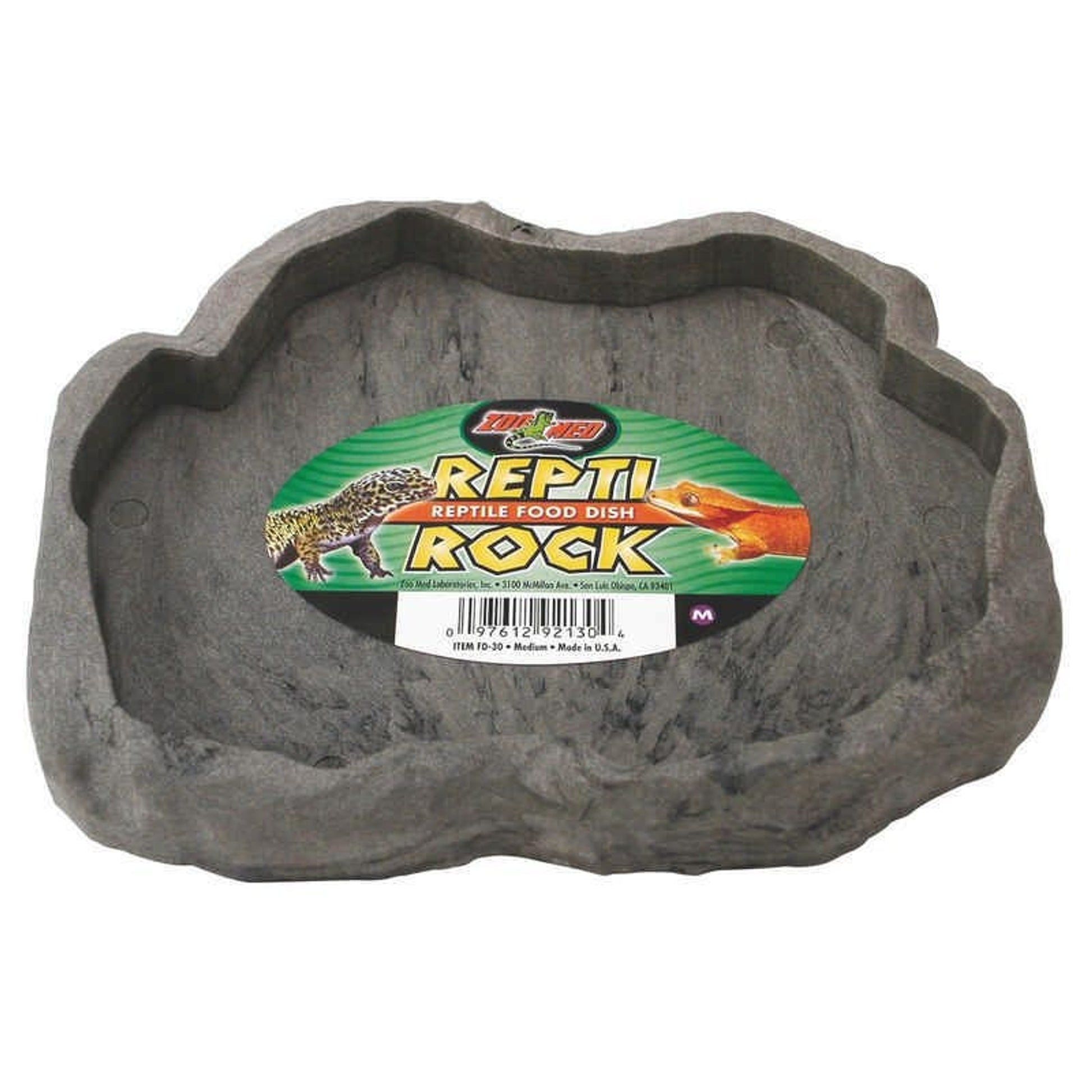 Repti Food Dish For Reptiles 5x5.5x3/4 Natural