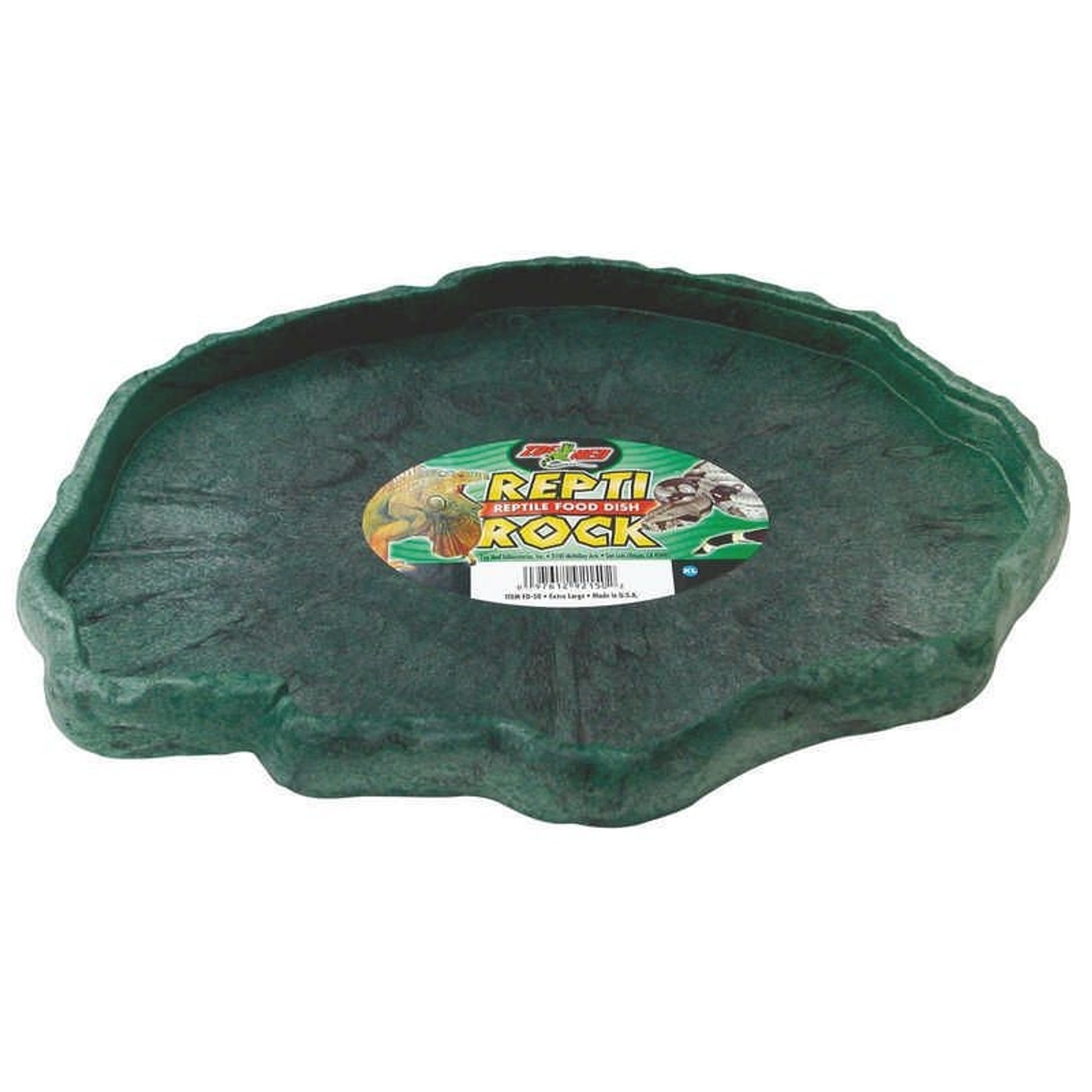 Repti Food Dish For Reptiles 5x5.5x3/4 Natural