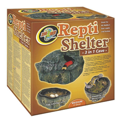 Repti Cave For Reptiles 6 x 5 x 6 Brown