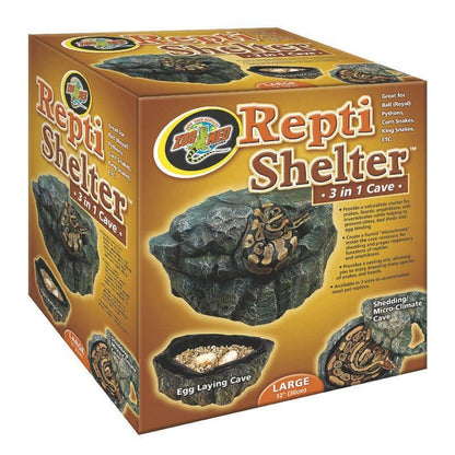 Repti Cave For Reptiles 6 x 5 x 6 Brown