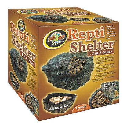 Repti Cave For Reptiles 6 x 5 x 6 Brown