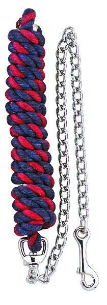 Perris Multi Colored Lead with Chain 6ft Brn