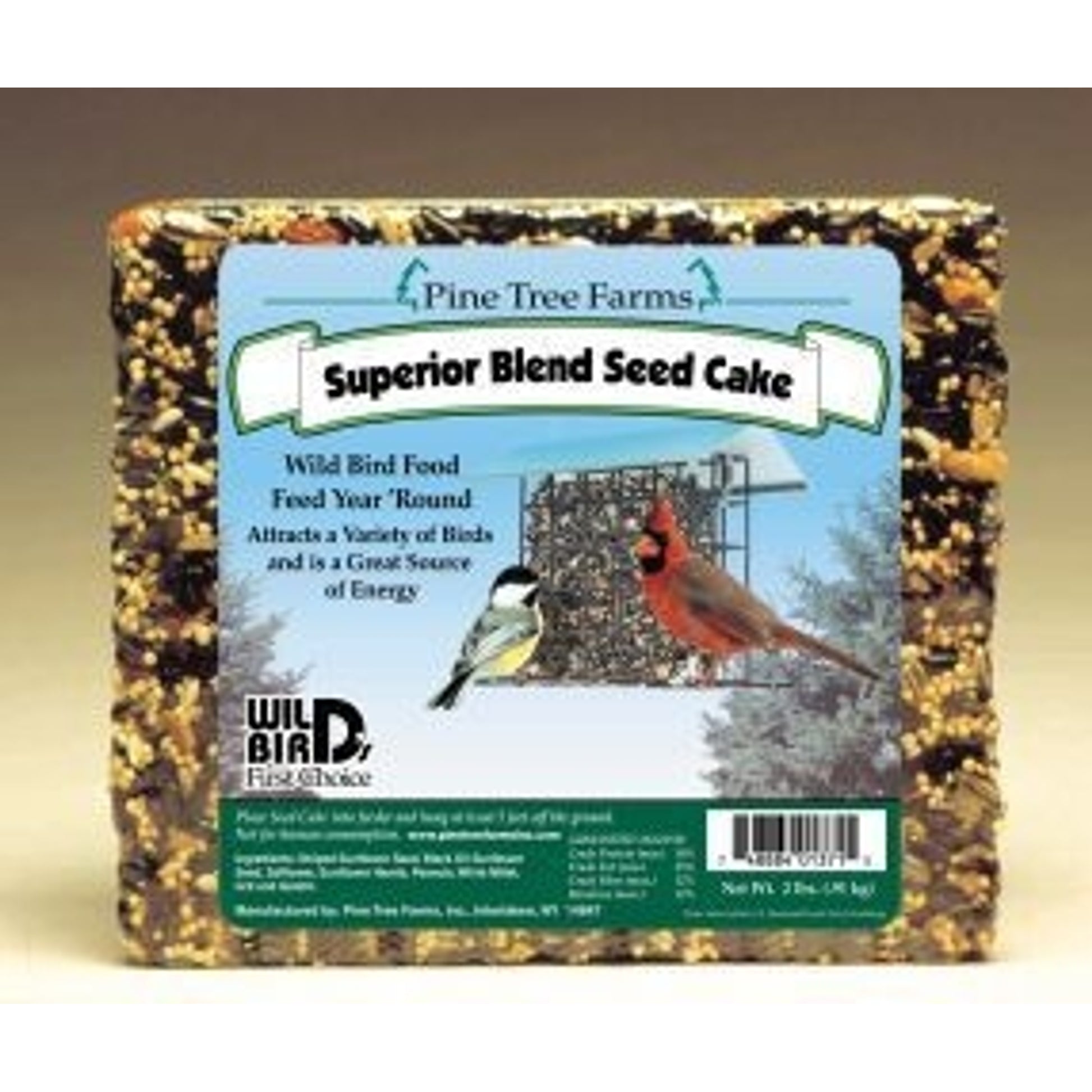 Pine Tree Farms Superior Blend Seed Cake 2lb