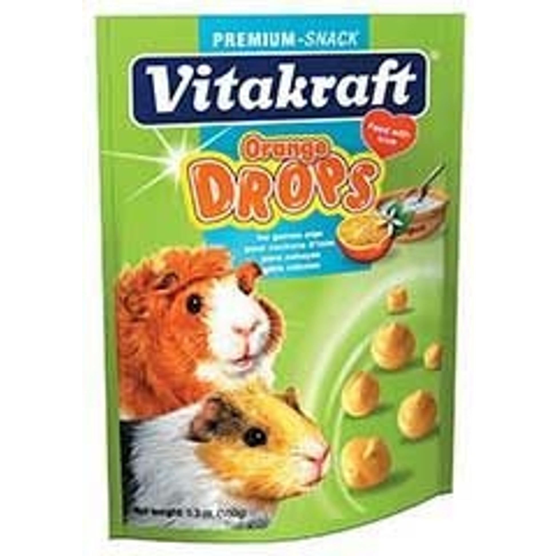 Orange Drop Treats For Guinea Pigs 5 Oz