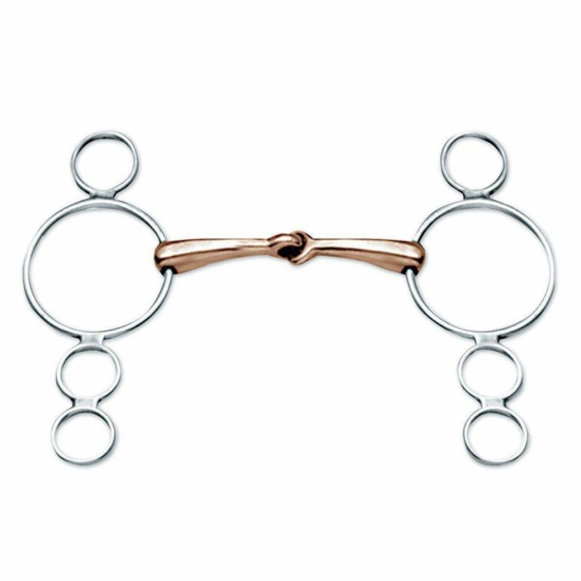Korsteel Copper Mouth Lg Double Dutch Gag Bit 5.5