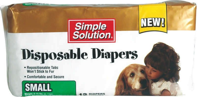 Simple Solution Disposable Dog Diaper 12pk