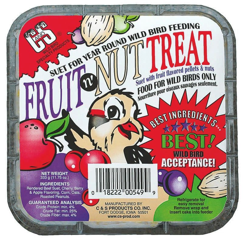 Fruit And Nut Suet Treat 11.75oz
