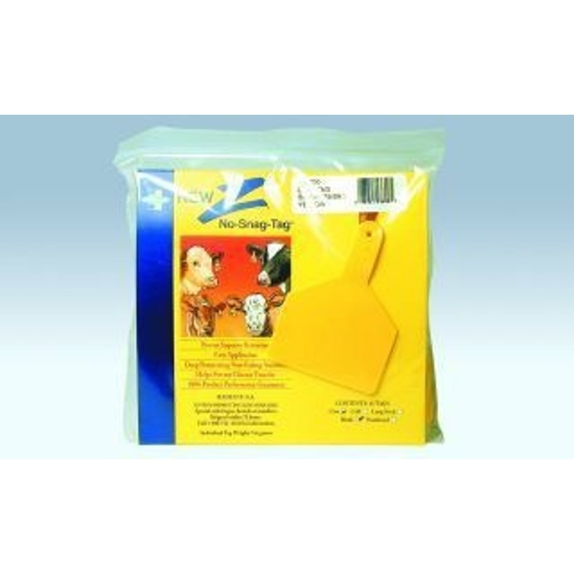 Ztags Blank Cow Yellow