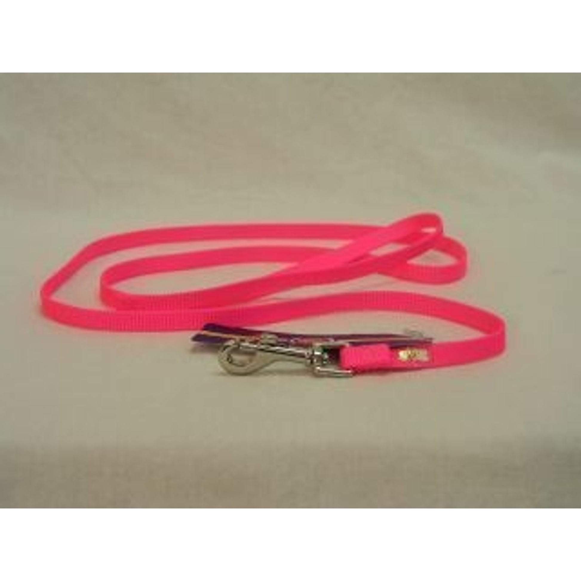 Lead Sngl Thck Nyln With Swvl Snp 3/8 X6 Hot Pink