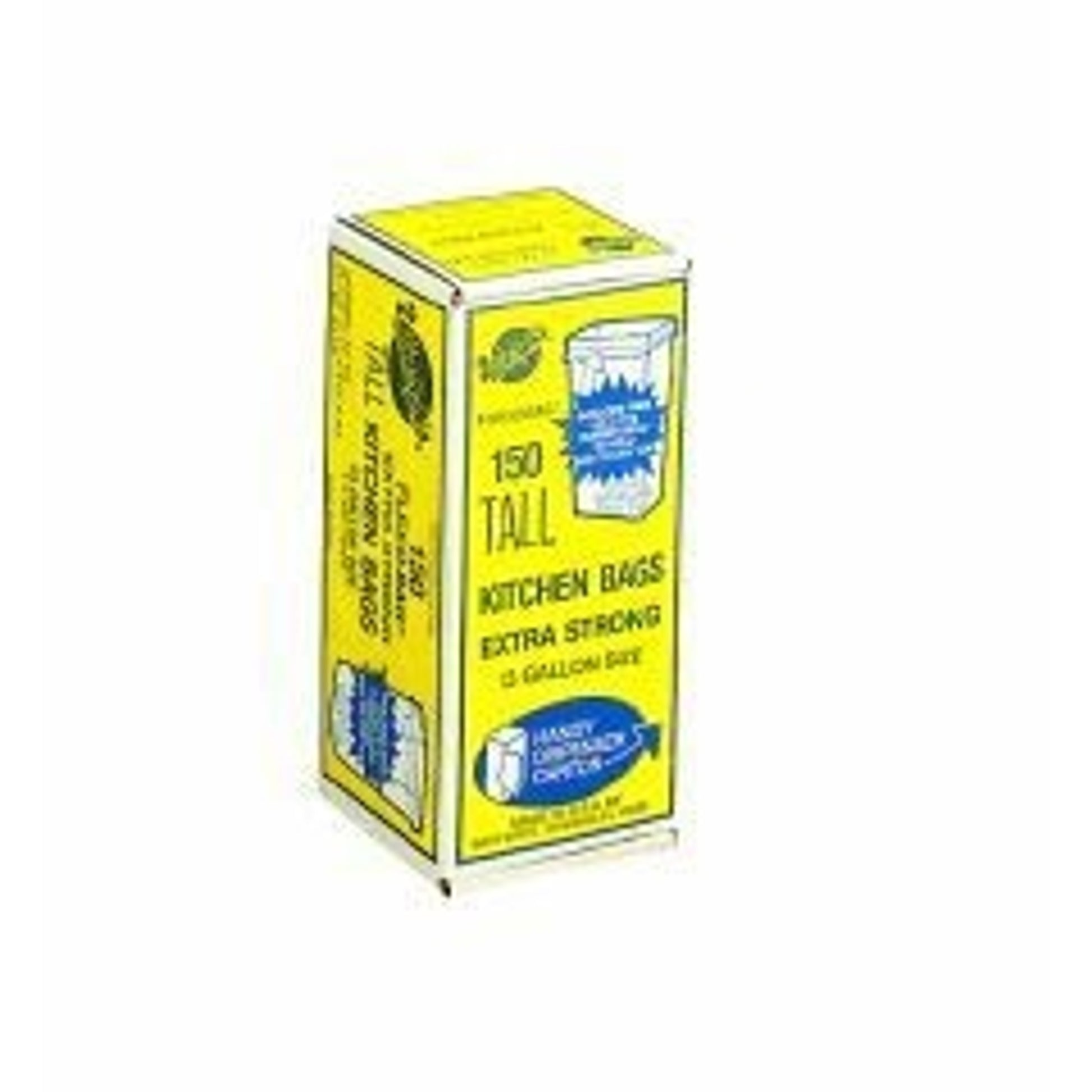 Kitchen Trash Bag 13gal White