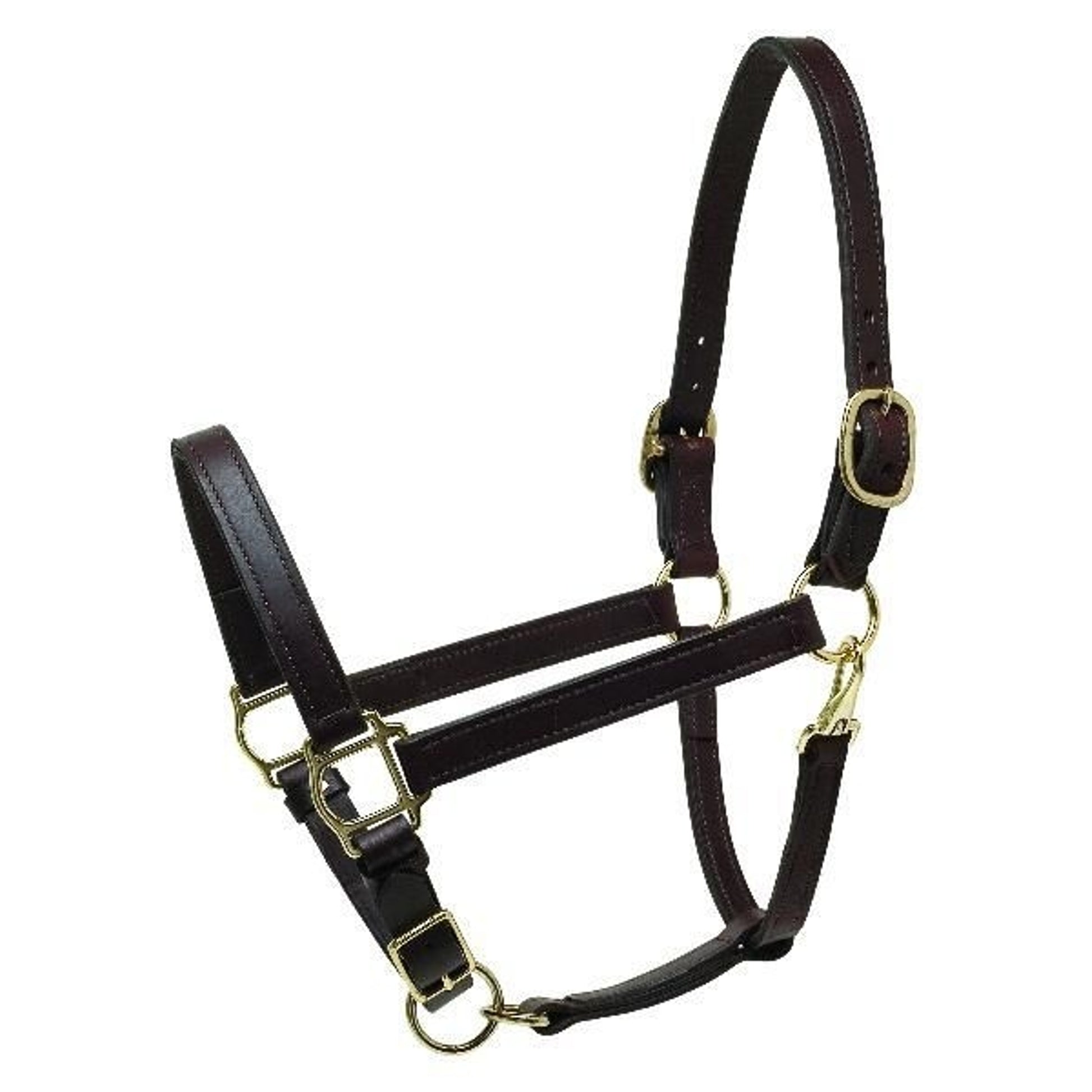 Perris Deluxe Turnout Halter Cob Brn