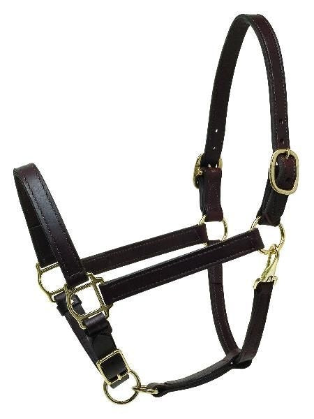 Perris Deluxe Turnout Halter Cob Brn