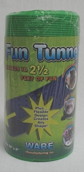 Fun Tunnels For Small Pets 30 X 4 Inch Assorted