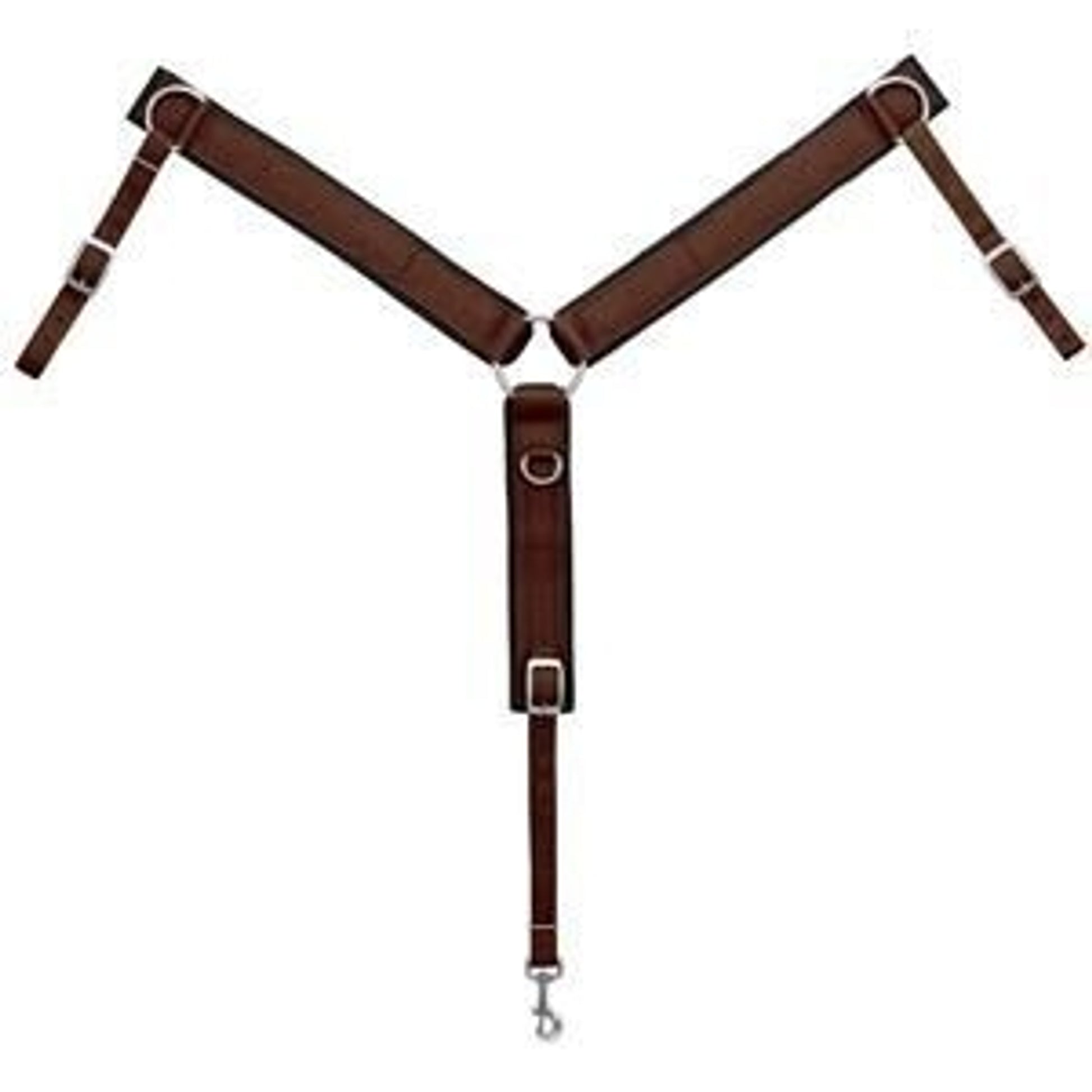 Felt Lined 2in Ring-In-Center Breast Collar Hrs