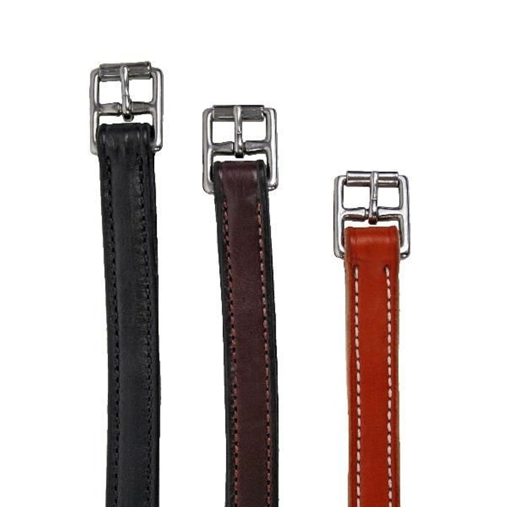 Nunn Finer Nylon Center 3/4 Stirrup Leather 42 Blk