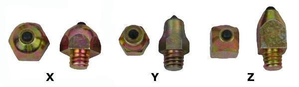 Nunn Finer Full Short Hexagonal Bullet Stud 10pk