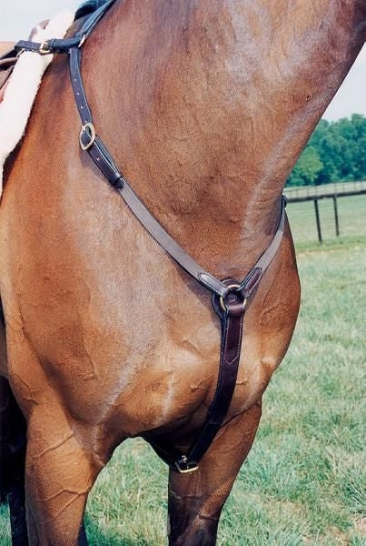 Nunn Finer Hunting Breastplate Elastic Cob Blk/Brs