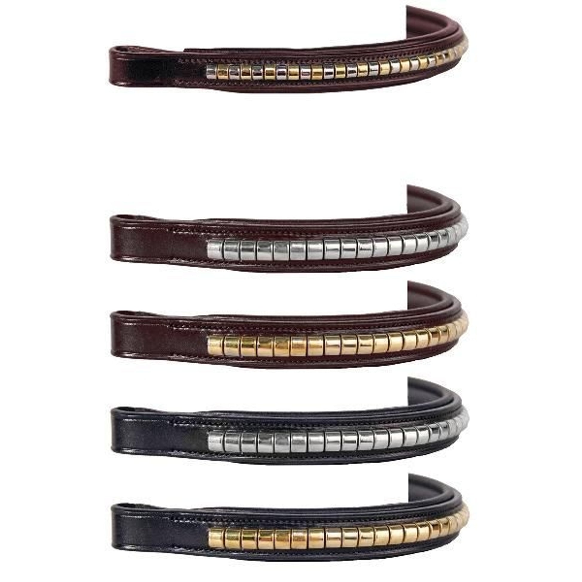 Nunn Finer Large Pad Clincher Browband Cob Blk/Bra