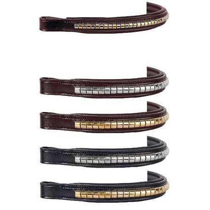Nunn Finer Large Pad Clincher Browband Cob Blk/Bra