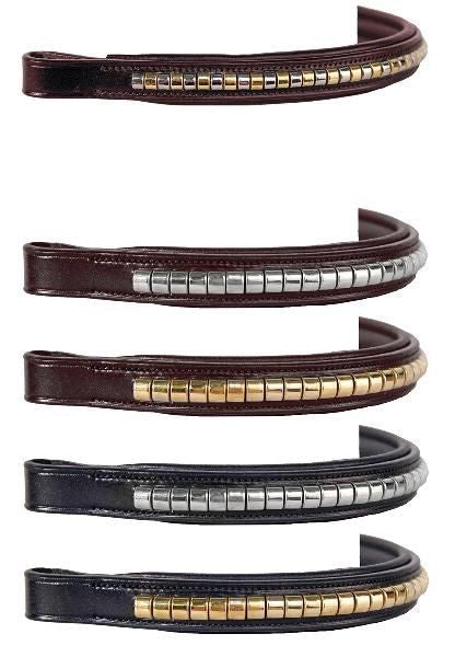 Nunn Finer Large Pad Clincher Browband Cob Blk/Bra