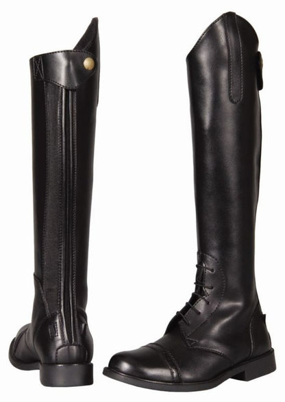 TuffRider Kids Starter Back Zip Field Boot 2 Black