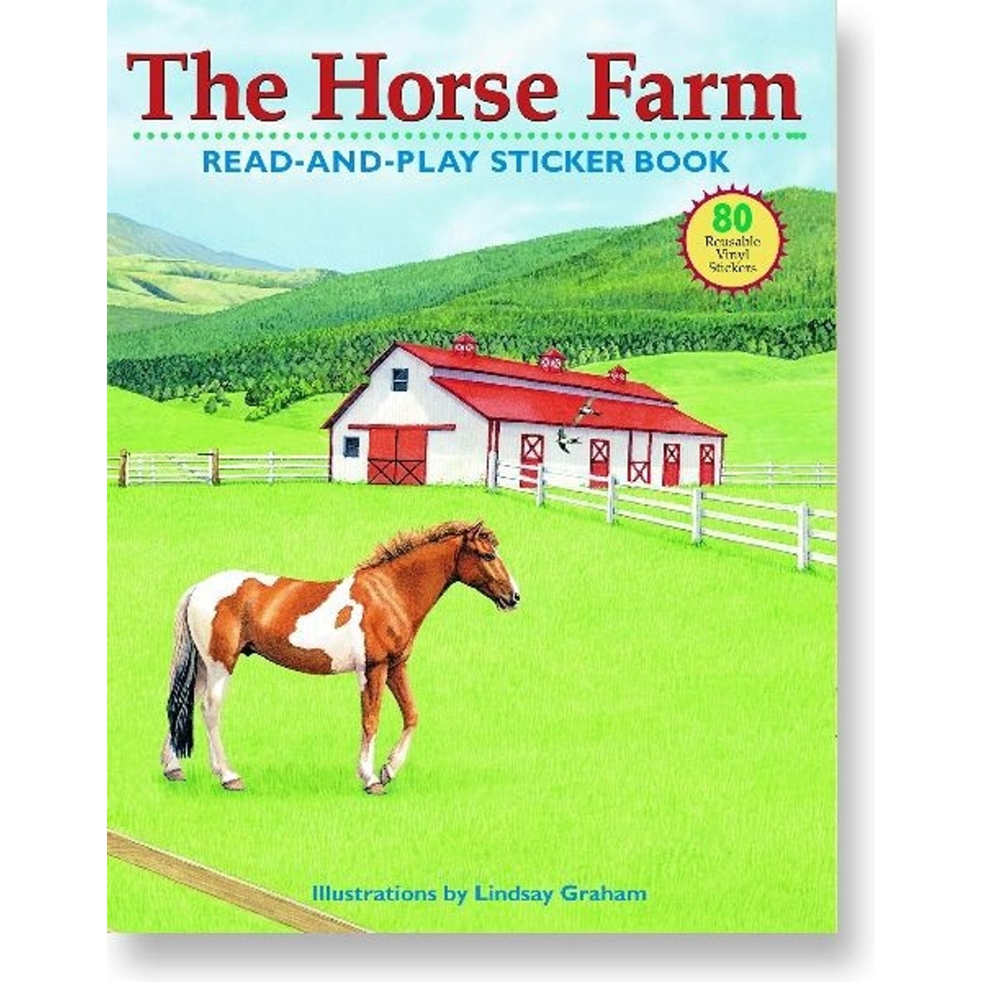 The Horse Farm Sticker BookBk/Wh