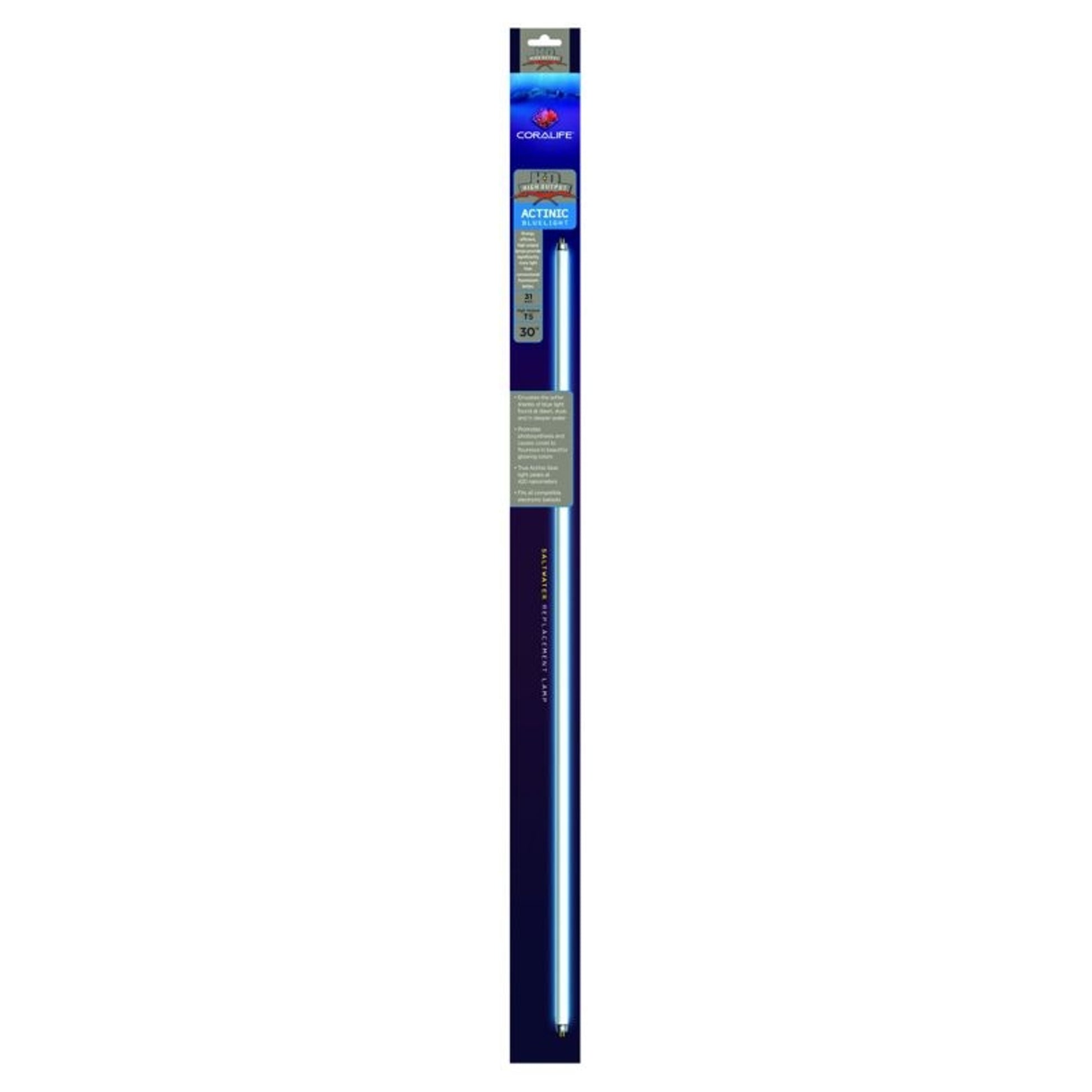 Coralife T5HO Actinic Aquarium Lamp