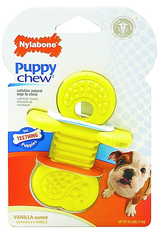 Nylabone Rhino Puppy Teether SM Ylw