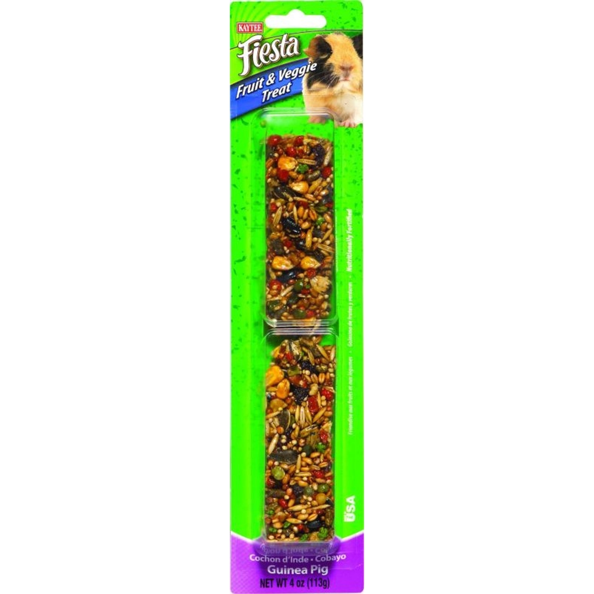 Kaytee Fiesta Fruit Veggie Stick 4 oz. Guinea Pig