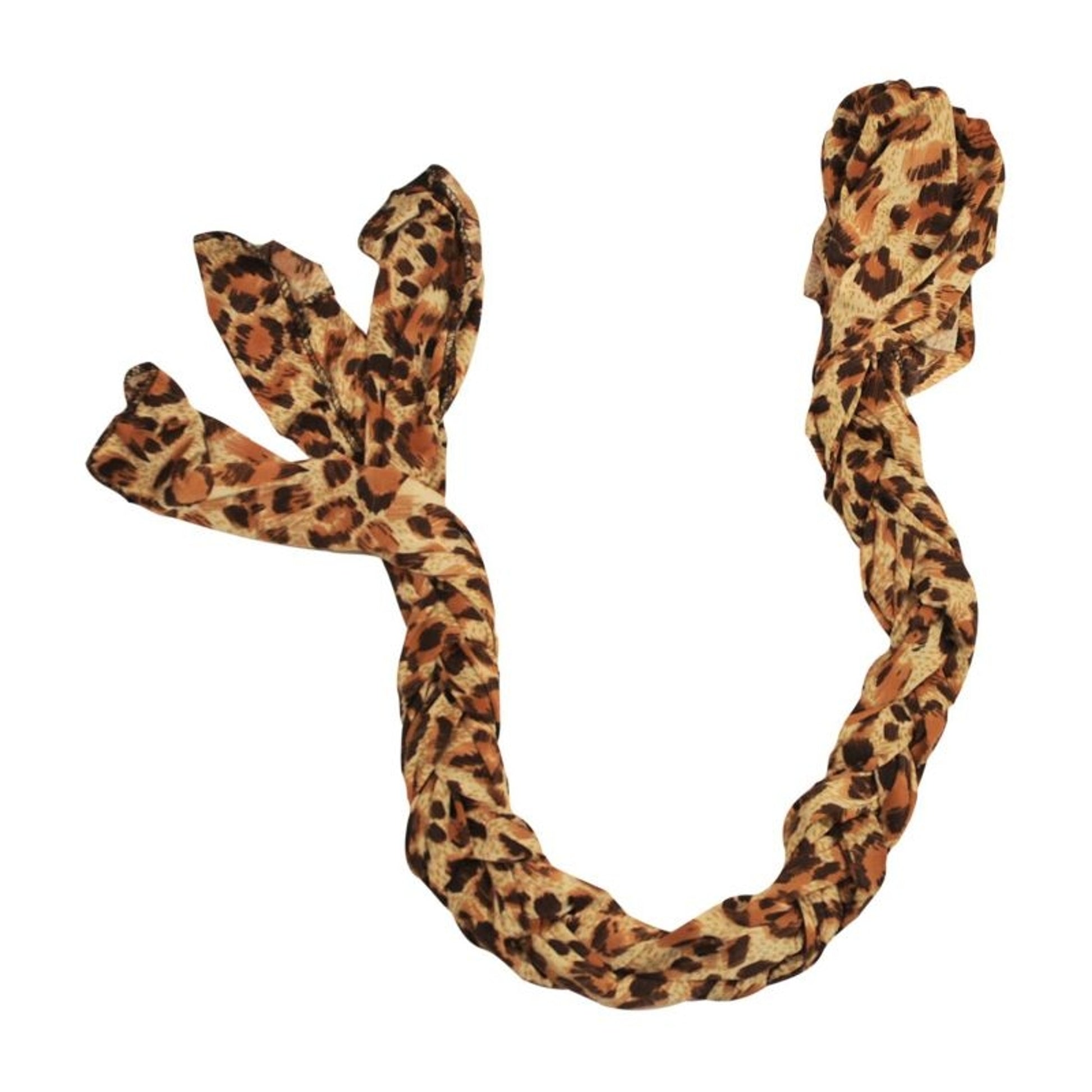 Gatsby Printed Lycra Braid n Tail Bag Leopard