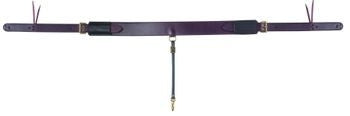 Tucker Rear Cinch Set Black Brass Horse