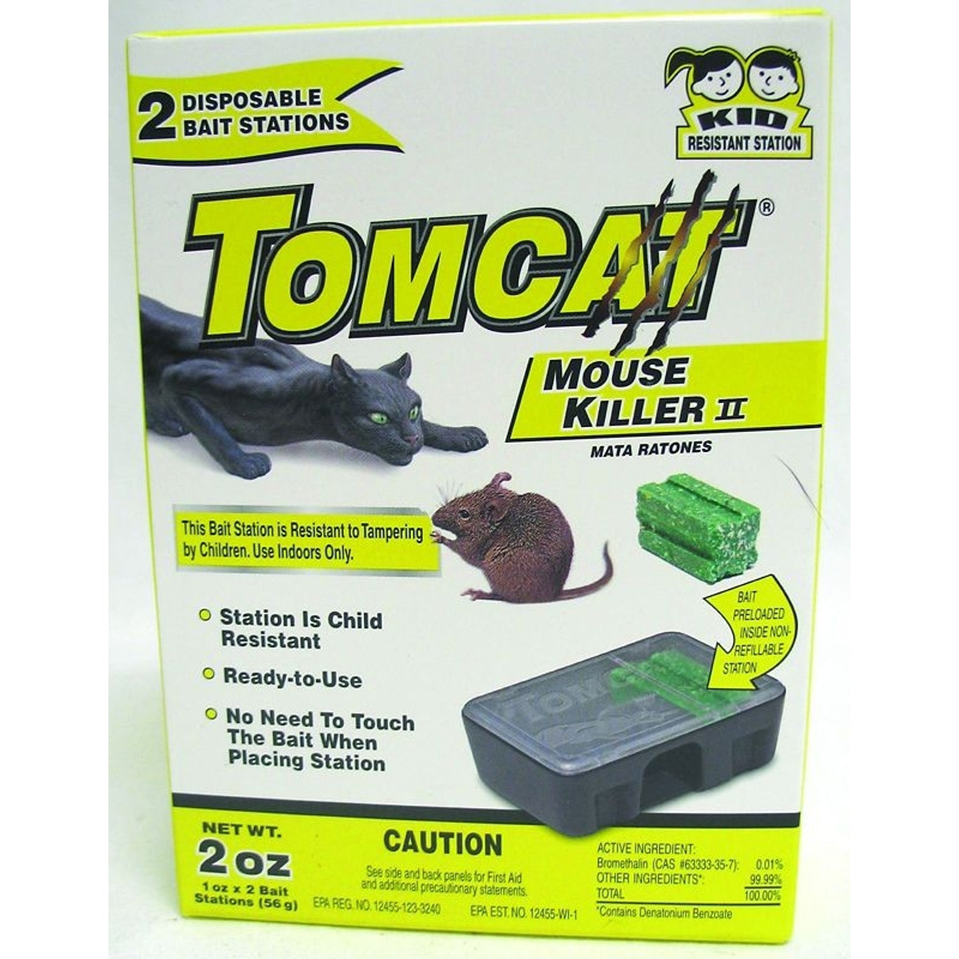 Tomcat Disposable Mouse Killer Ii 2 Pack