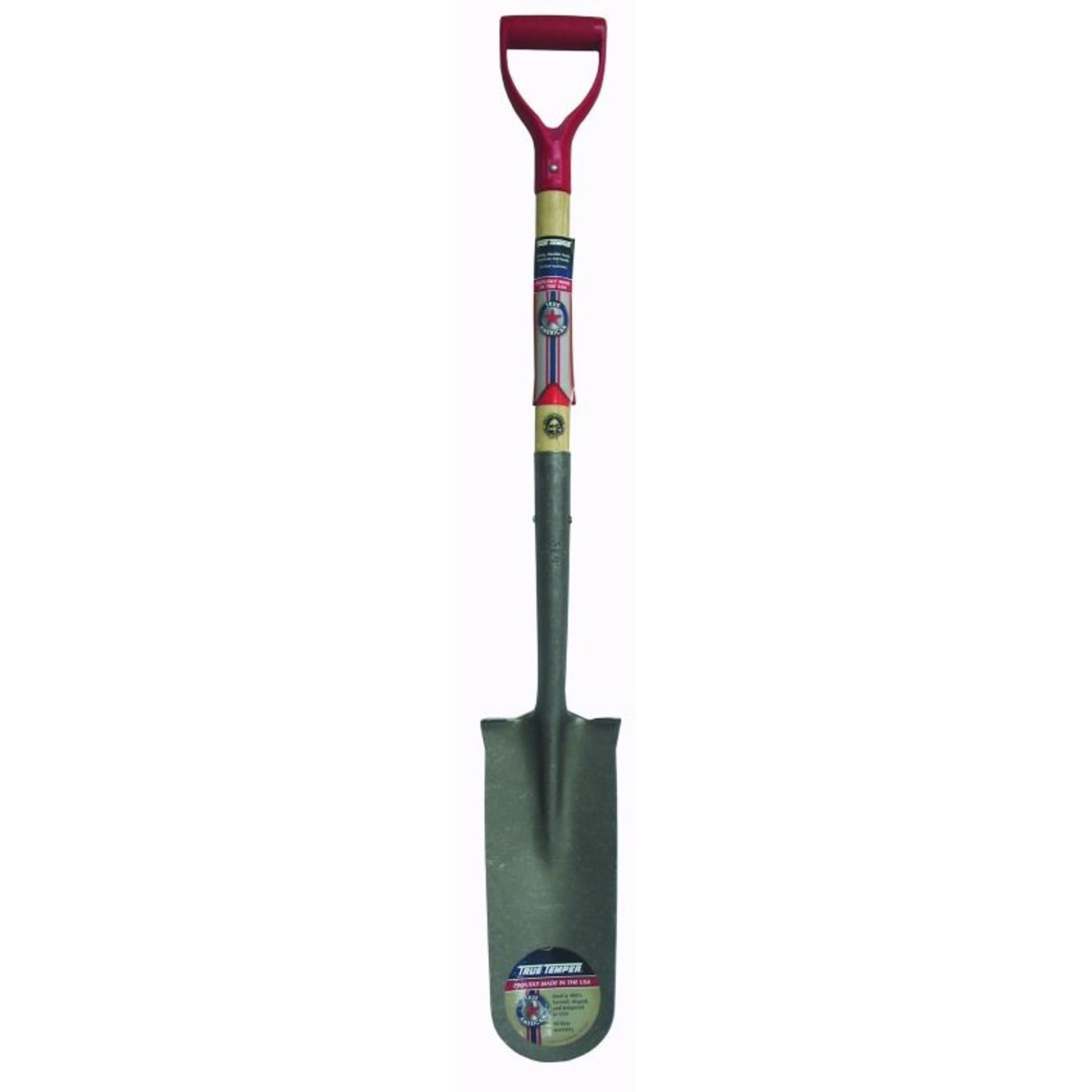True Temper True American Wood Drain Spade 30in
