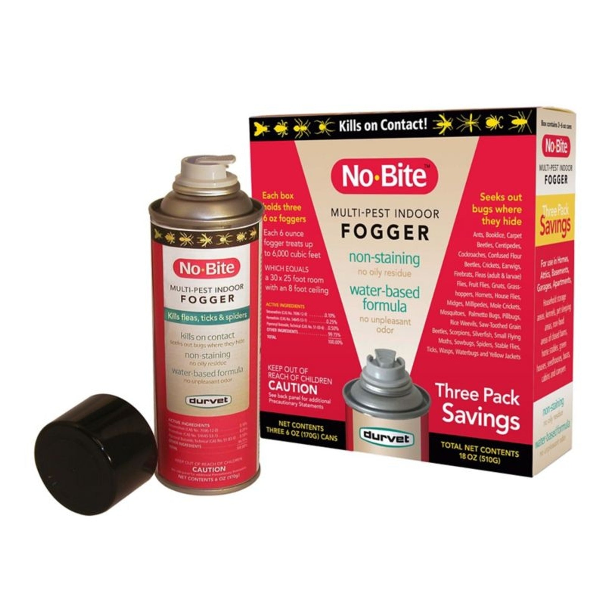 No-Bite Multi-Pest Fogger 3 Pack