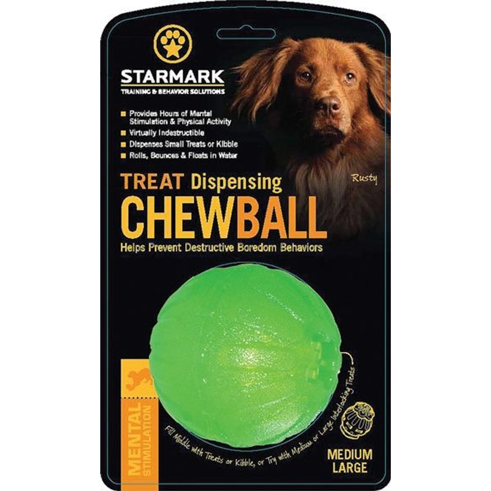 StarMark Chew Ball Dog Toy
