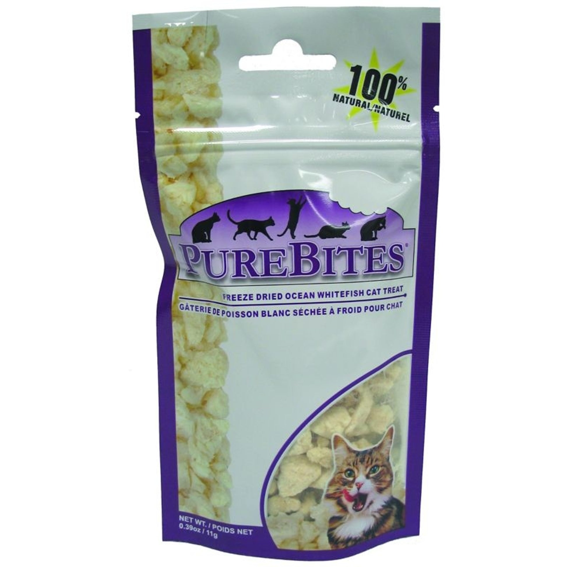 Purebites Cat Treats-Ocean Whitefish .39oz