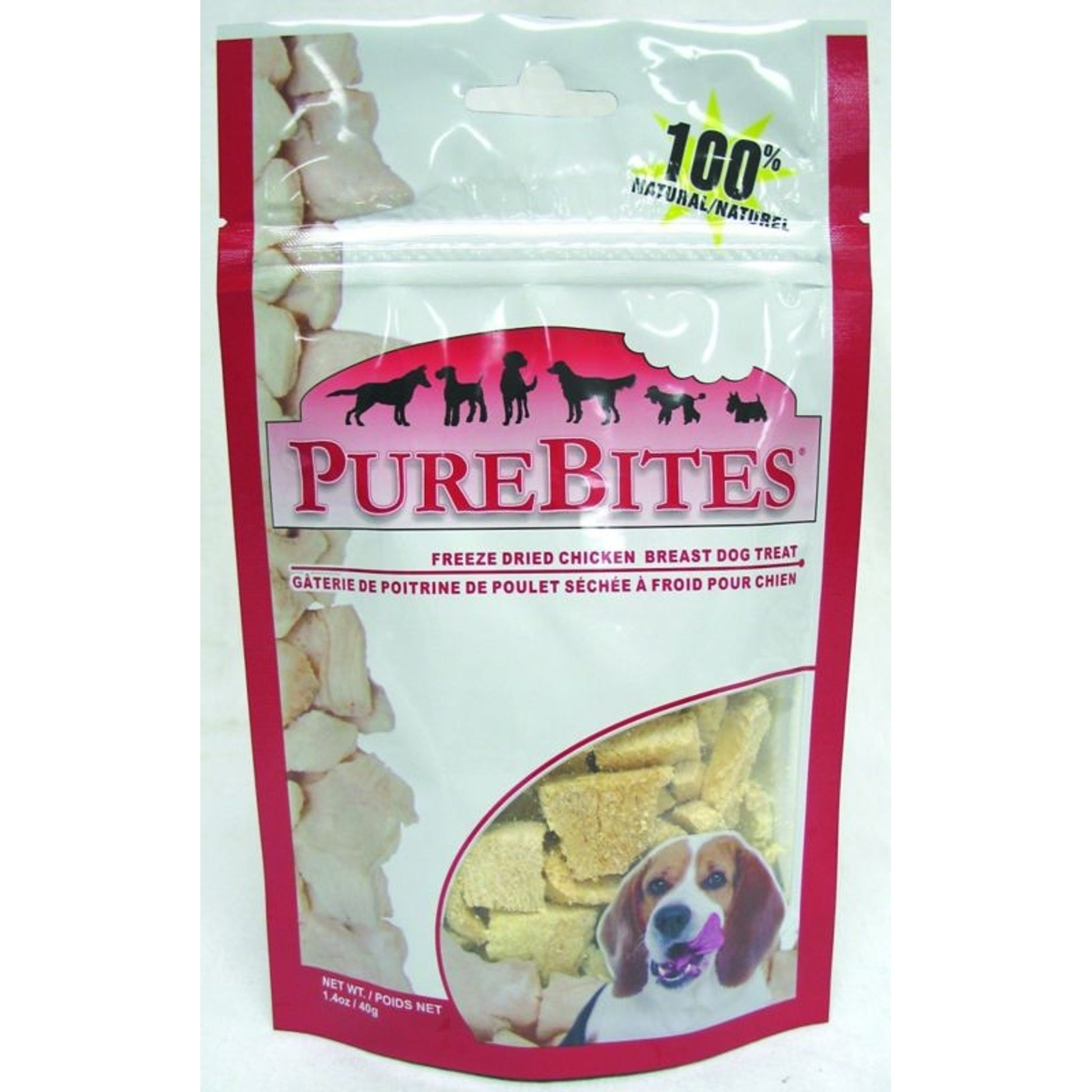 Purebites Dog Treats-Chicken Breast 1.4oz