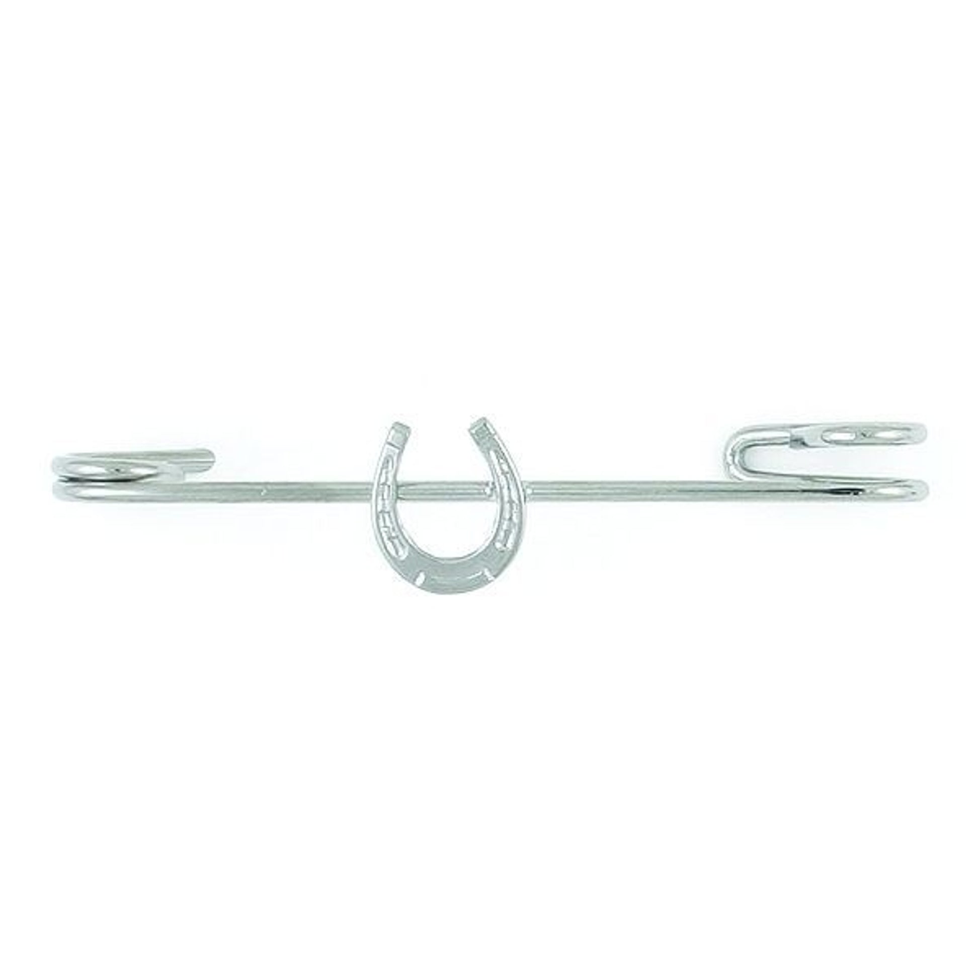 Finishing Touch Horseshoe Stock Pin 3In Slv Finish