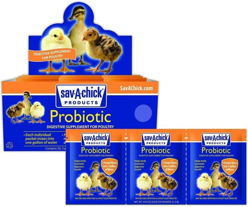 Sav-A-Caf Sav-A-Chick Probiotic Supplement 3 Pack