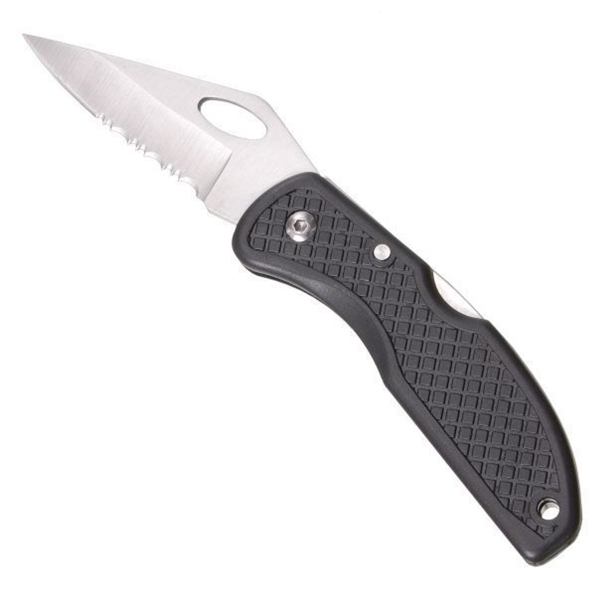 Gift Corral Serrated Blade Lockback Pket Knife Blk