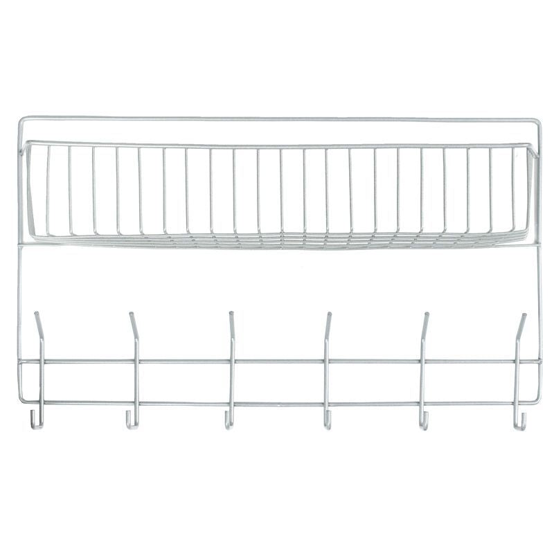 HorZe Basket with Hook Silver