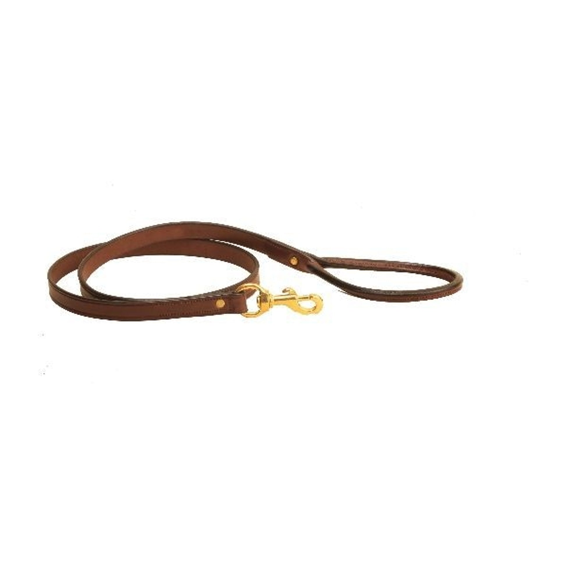 Tory Leather Rolled Handle Dog Leash