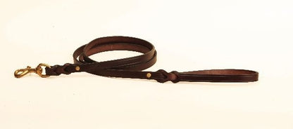 Tory Creased Split Twist Dog Leash 5/8in X 6FT Blk