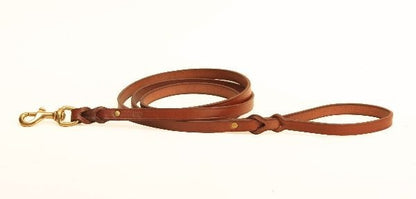 Tory Creased Split Twist Dog Leash 5/8in X 6FT Blk