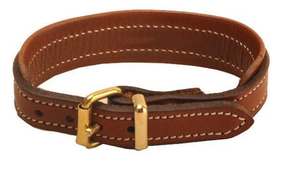Tory 1/2In Padded Bracelet Brass Buckle 9In Blk