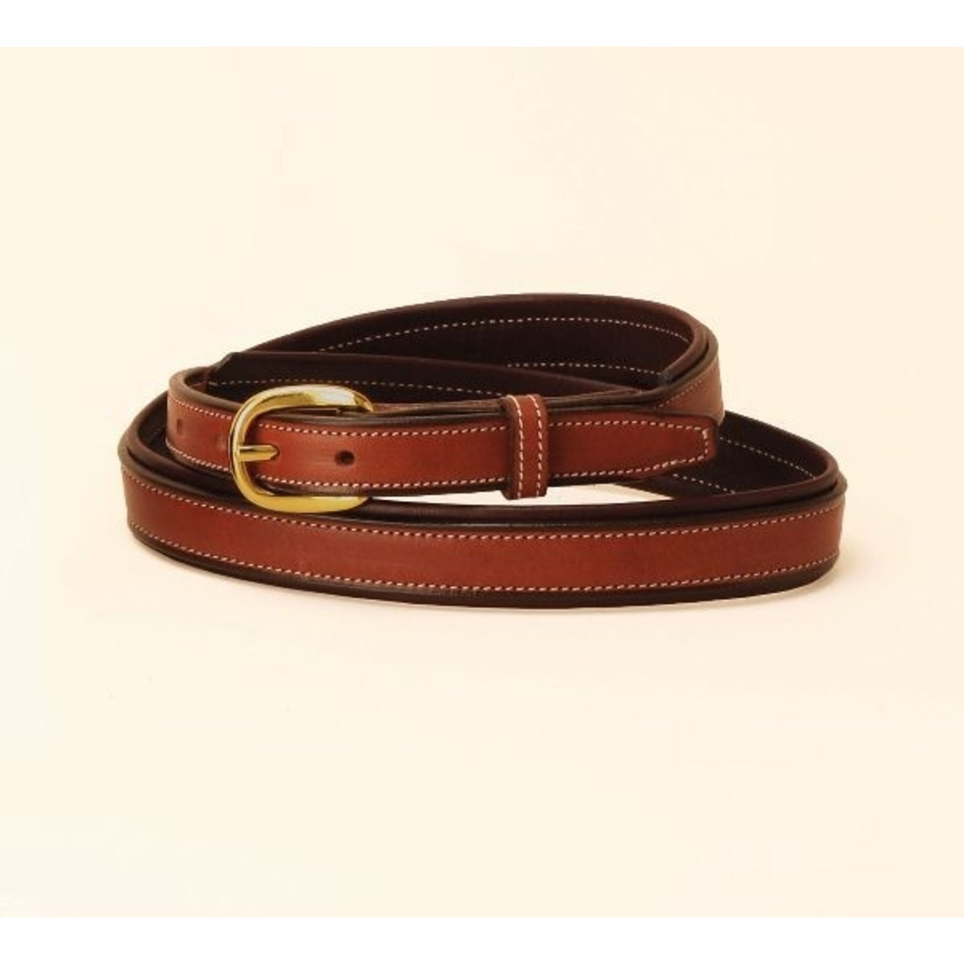 Tory 3/4In 2-Tone Padded Belt 24 Oakbark/Navy