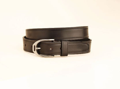 Tory Leather Belt With English Stirrup Buckle 28 Brn