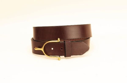 Tory Lthr 1 1/2In Belt Spur Buckle 28 Blkbrass